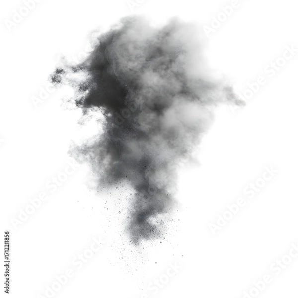 Fototapeta Realistic Dust Clouds Isolated on Transparent Background - Atmospheric Dust Effect