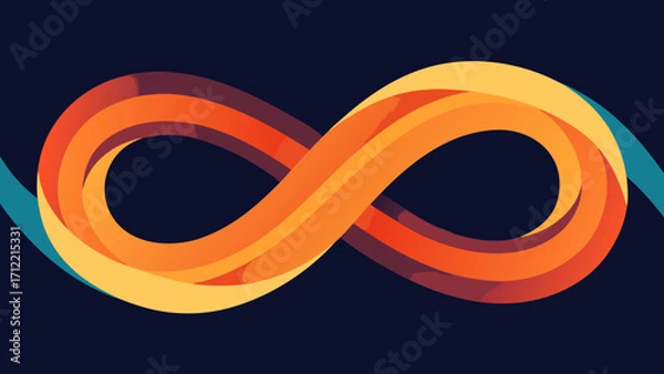 Obraz Molten Aurora Rivers Twisting Like Ribbons