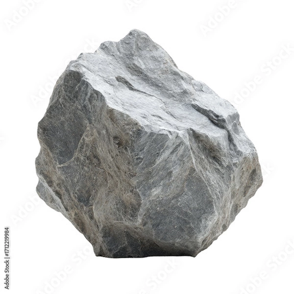 Fototapeta Gray, irregular rock, rough texture