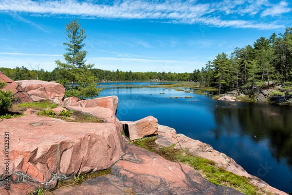Obraz Lakes at Killarney Provincial Park