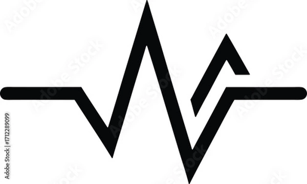 Obraz Pulse check vector icon.