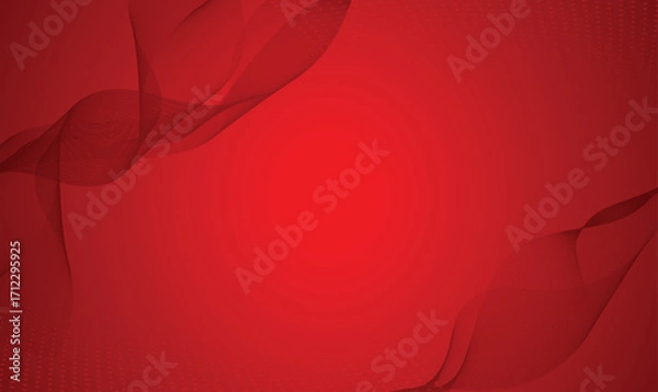 Fototapeta abstract red background with lines