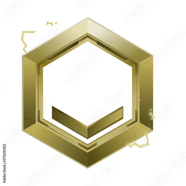 Obraz gold badge