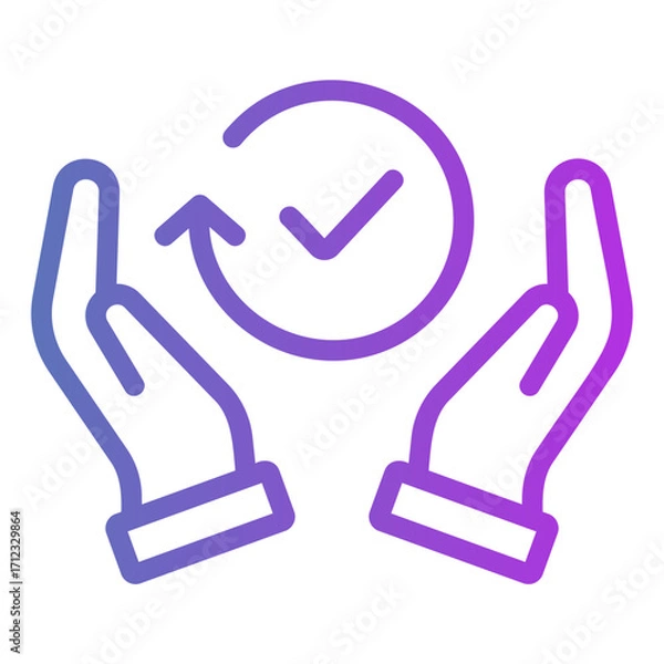 Fototapeta available Gradient icon