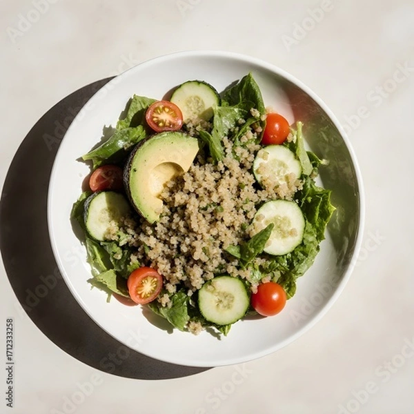 Obraz salad with avocado