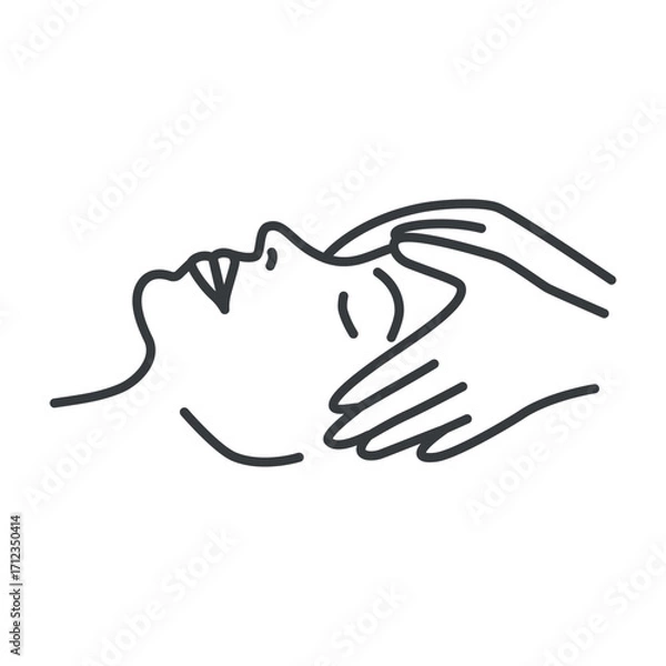 Obraz Facial massage