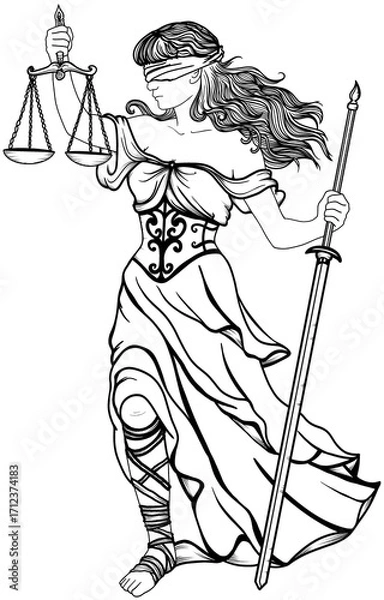 Obraz Lady justice 