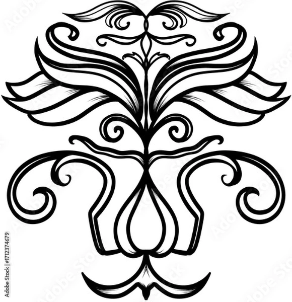Obraz Decorative Abstract Flower Pattern