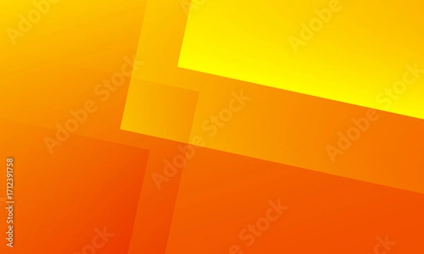 Fototapeta Abstract orange geometrical background. Vector illustration