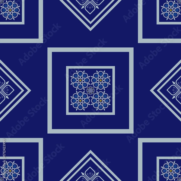 Fototapeta geometric seamless pattern vector design