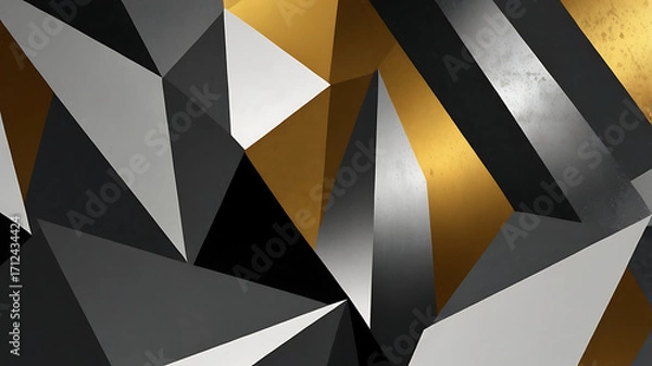 Fototapeta abstract background with metal