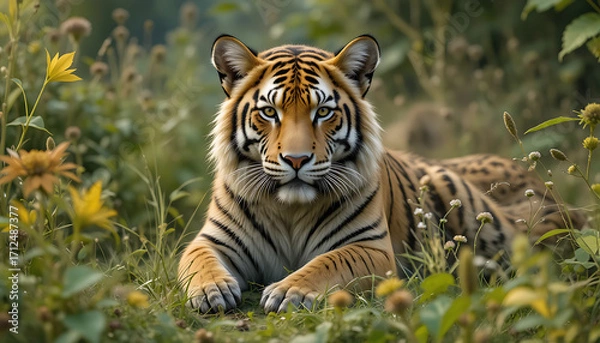 Obraz tiger in the grass