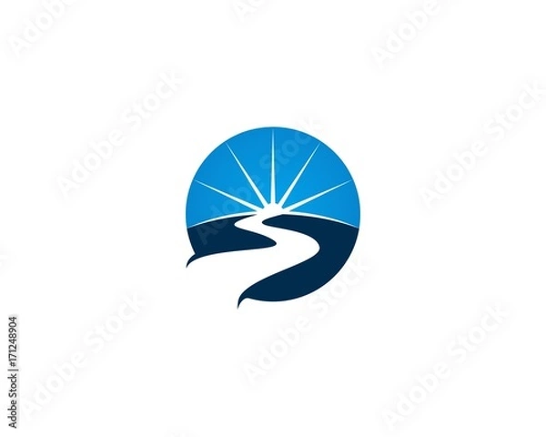 Obraz Sun Pathway Blue