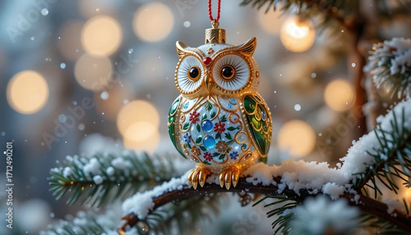 Obraz great horned owl