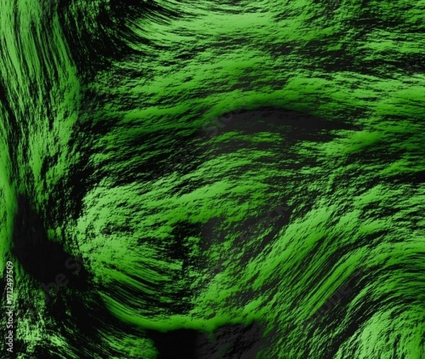 Obraz black and green background