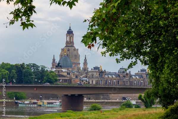 Obraz Dresden mit Carolabrücke