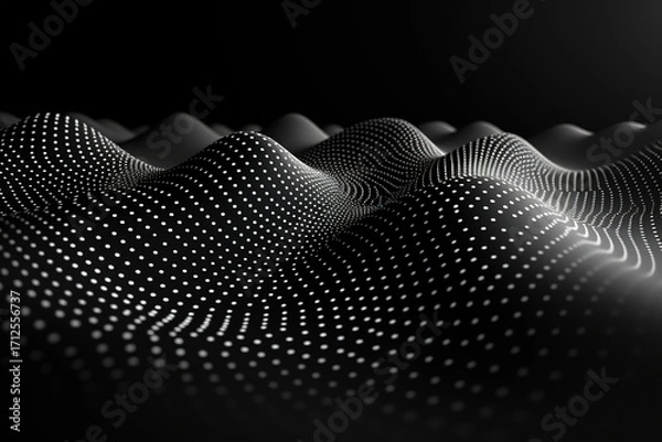 Fototapeta Contemporary background representing technology and nanotech