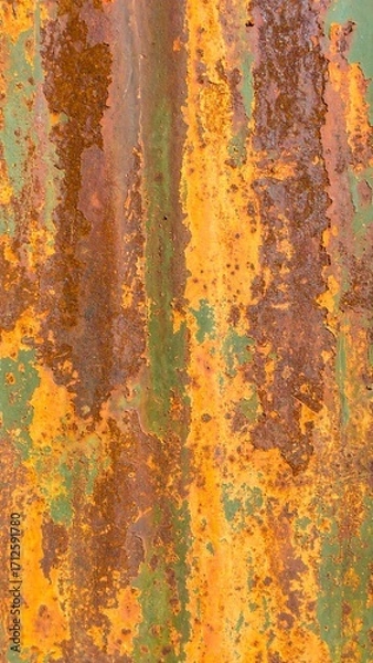 Obraz Rusty metal panel texture
