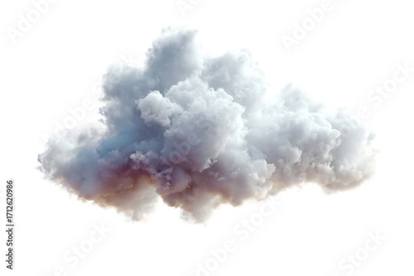 Fototapeta Beautiful realistic clouds freedom shapes isolate PNG background