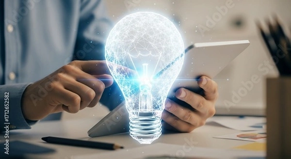 Obraz Digital Idea Generation: Innovative Thinking with Technology