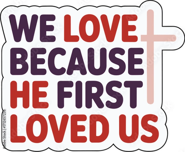 Fototapeta Christian Digital Stickers SVG