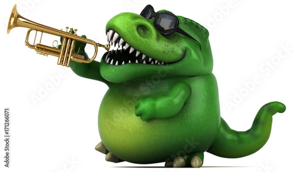 Obraz Fun Trex - 3D Illustration