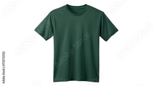 Obraz Dark Forest Green T Shirt Plain Design Both Sides