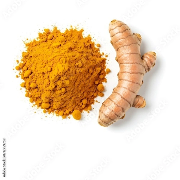 Fototapeta  on Flat Vanilla isolated view. and lay Top background. with flower sticks leaf white Delicious  pastry