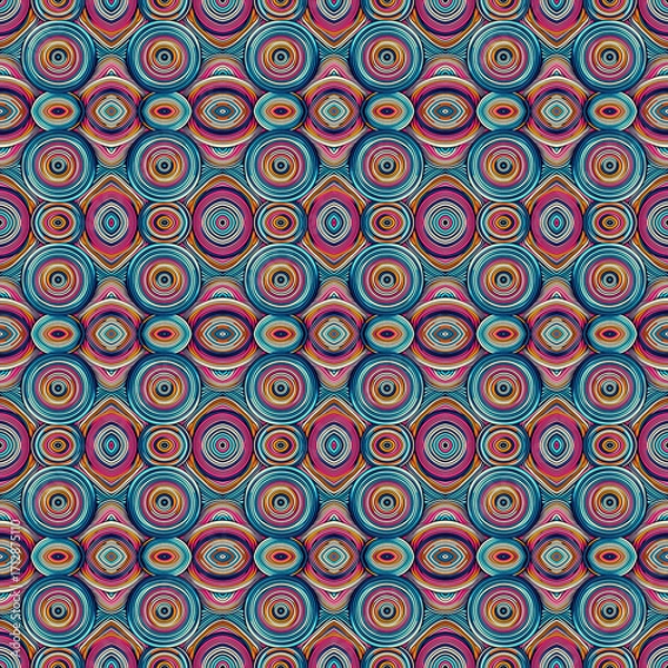 Fototapeta Abstract Seamless Line Pattern Background in Minimal Geometric Style for Textile, Wallpaper, Packaging, and Modern Graphic Design