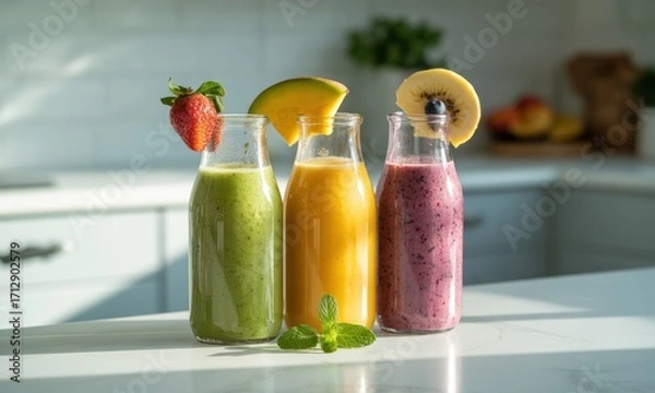 Obraz Colorful Smoothies (2)