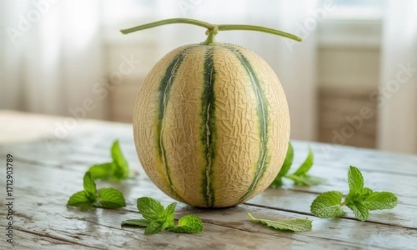Obraz Cantaloupe on a Table