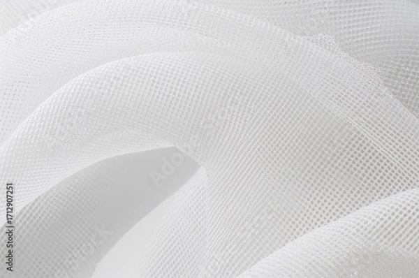 Fototapeta Background with white fabric texture