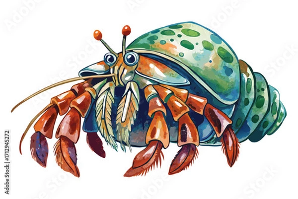 Fototapeta vector illustration of a scorpion
