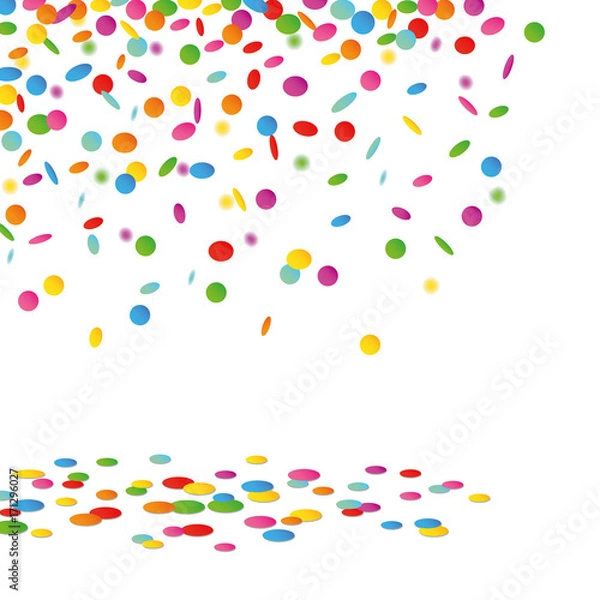 Fototapeta buntes konfetti