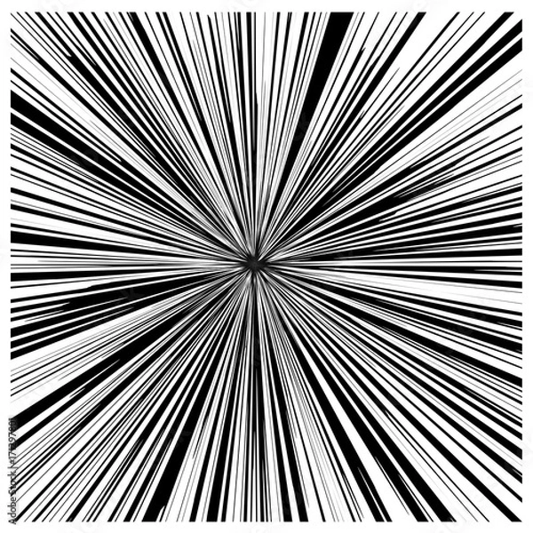 Fototapeta Bright Sunburst Background