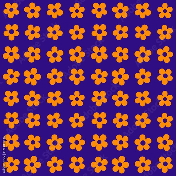 Fototapeta abstract floral seamless pattern bacground