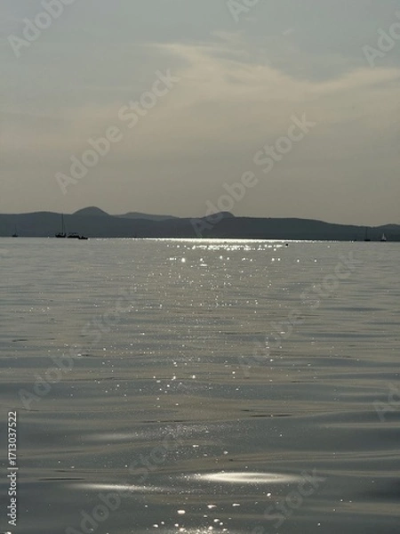 Obraz Glittery lake Balaton