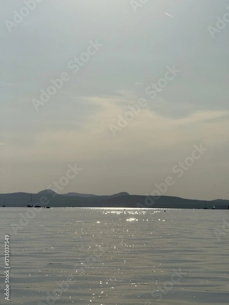 Obraz Glittery lake Balaton