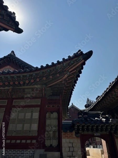 Obraz korean ancient building