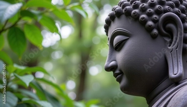 Obraz Buddha Statue in Garden