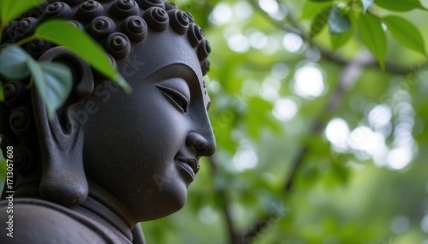 Obraz Buddha Statue in Garden