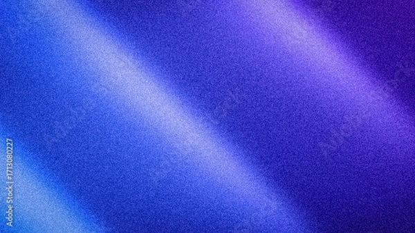 Fototapeta A vibrant and modern abstract background featuring a diagonal grainy gradient with transitions of royal blue, radiant purple, and delicate pink hues