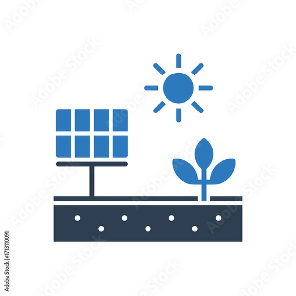 Fototapeta Farming Technology Icon