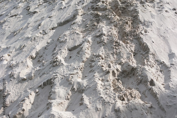 Fototapeta Close-up of textured sand dune surface