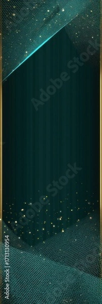 Fototapeta Dark teal liquid texture