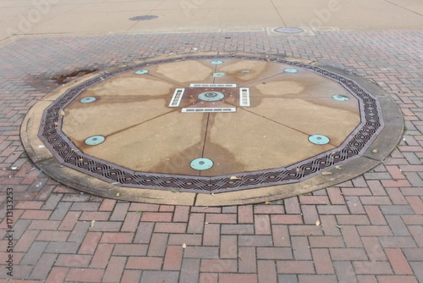 Obraz clock on the street