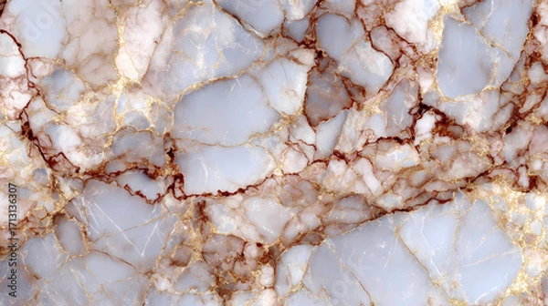 Obraz Marble Pattern with Golden Veins A Luxurious and Elegant Stone Texture