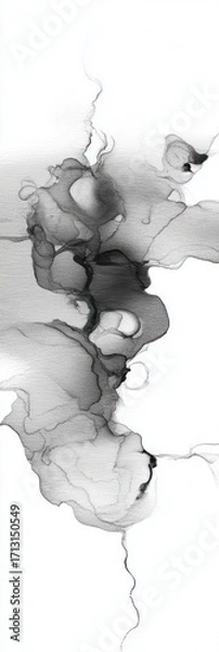 Fototapeta Abstract ink flow design