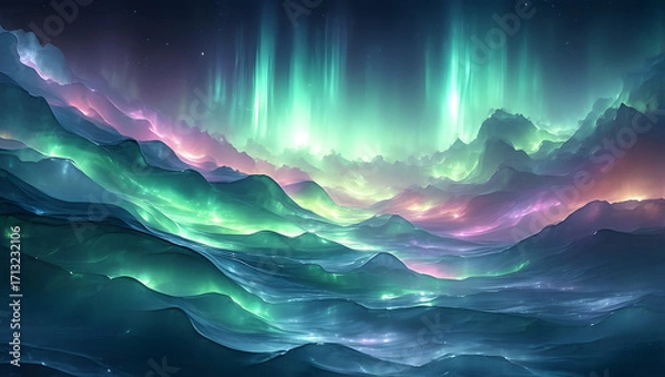 Fototapeta Enchanted Aurora Sky