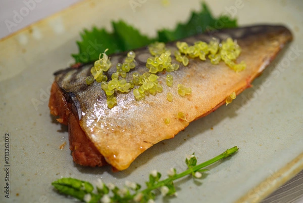 Obraz サバの塩焼き